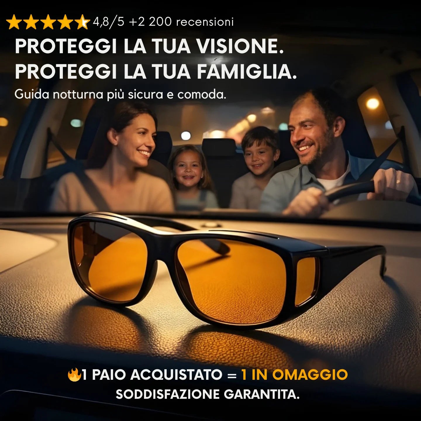 Orleea™ - Occhiali Anti-Abbagliamento & Visione Notturna