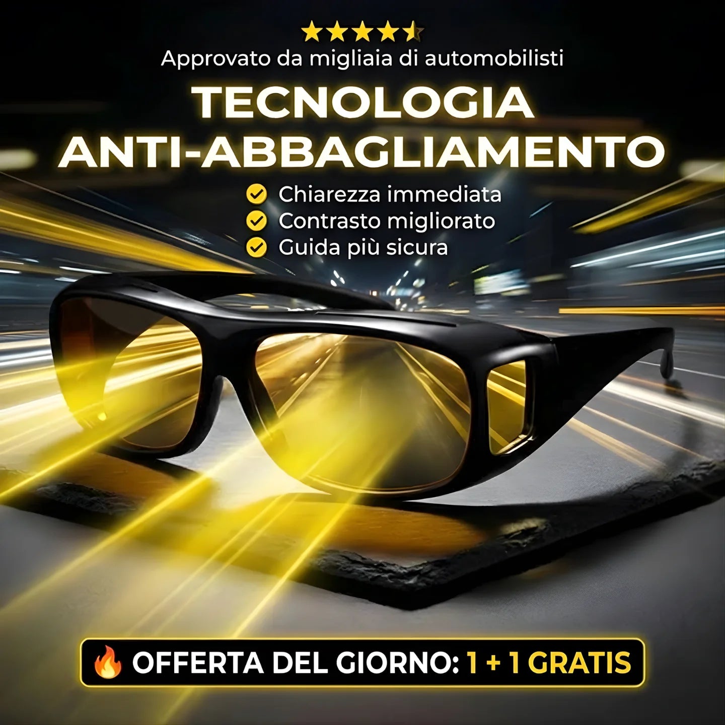 Orleea™ - Occhiali Anti-Abbagliamento & Visione Notturna